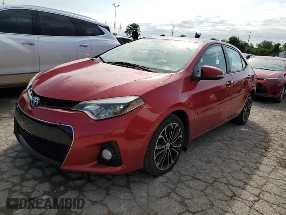 2016 Toyota Corolla L with VIN 2T1BURHE2GC716738, listed as a Copart auction lot 55645194 with 87,305 mi miles and Salvage title. Bid and sale history available at DreamBid. Image 1.