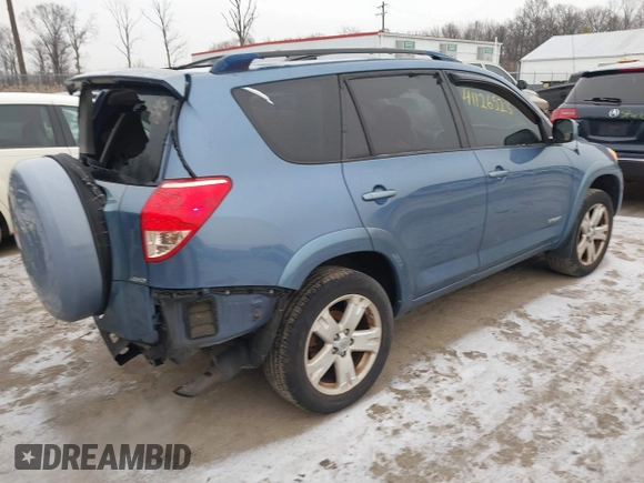 2007 Toyota RAV4 Sport with VIN JTMBD32V675089643, listed as a IAAI auction lot 41126523 with 216,056 mi miles and . Bid and sale history available at DreamBid. Image 4.
