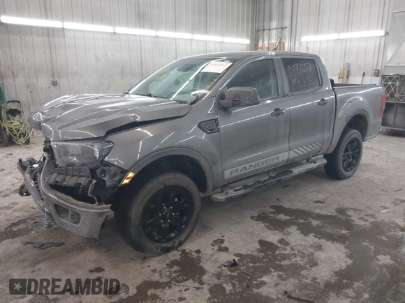 2021 Ford Ranger XL with VIN 1FTER4FH8MLD23491, listed as a IAAI auction lot 41071557 with 66,709 mi miles. Bid and sale history available at carsss.com. Image 2.