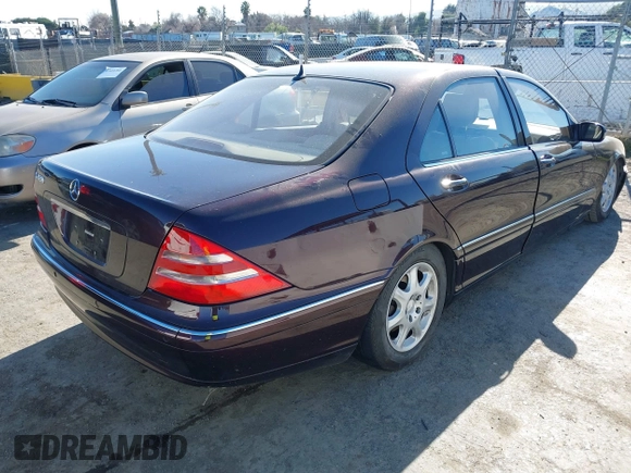 2001 Mercedes-Benz S 320/430/500 with VIN WDBNG70J31A146163, listed as a IAAI auction lot 41419062 with 114,529 mi miles and . Bid and sale history available at carsss.com. Image 4.