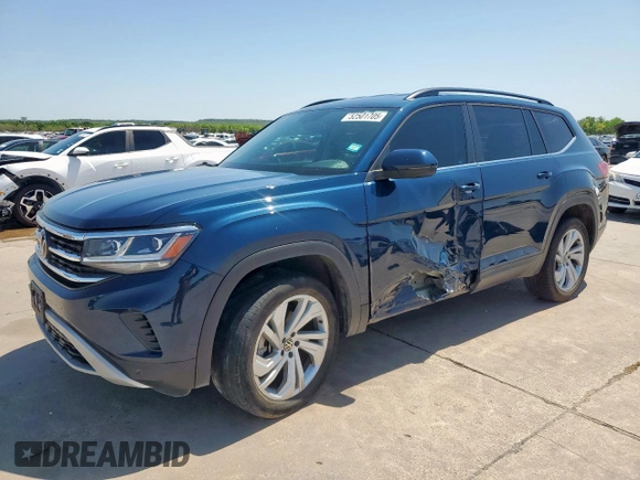 2022 Volkswagen Atlas SE z VIN 1V2WR2CAXNC550455, wystawiony jako Copart lot #52501705 z przebiegiem 71 416 mil mil oraz Czysty tytuł • Clean title. Historia ofert i sprzedaży dostępna na DreamBid. Obrazek 1.