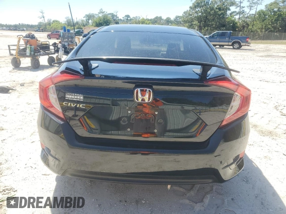 2016 Honda Civic Sedan EX with VIN 19XFC2F75GE057765, listed as a Copart auction lot 48829965 with 166,049 mi miles and Salvage Title. Bid and sale history available at carsss.com. Image 6.
