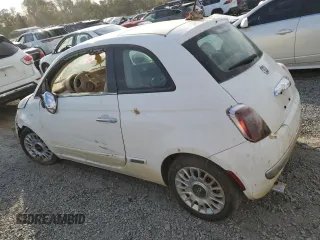 2015 FIAT 500 Lounge with VIN 3C3CFFCR5FT509056, listed as a Copart auction lot 75990524 with Not provided miles and Salvage title. Bid and sale history available at DreamBid. Image 2.