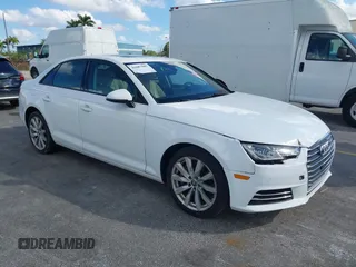 2017 Audi A4 Premium with VIN WAUGNAF4XHN004732, listed as a IAAI auction lot 41687605 with 102,191 mi miles. Bid and sale history available at carsss.com. Image 1.