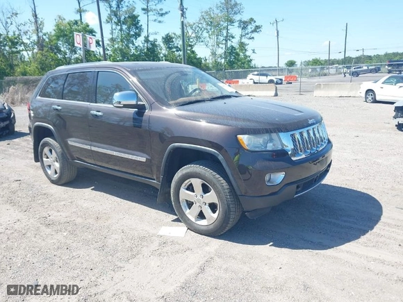 2011 Jeep Grand Cherokee Overland with VIN 1J4RR6GT1BC647292, listed as a IAAI auction lot 42069742 with 199,340 mi miles. Bid and sale history available at carsss.com. Image 1.
