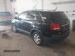 2013 Kia Sorento LX with VIN 5XYKT4A24DG364087, listed as a IAAI auction lot 42540199 with 238,247 mi miles and . Bid and sale history available at DreamBid. Image 3.