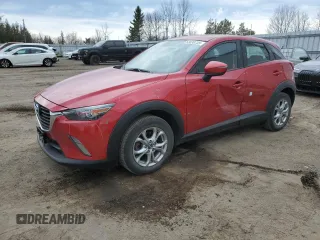 2016 Mazda CX-3 Touring with VIN JM1DKFC79G0134698, listed as a Copart auction lot 53638735 with 81,536 mi miles and Clean Title. Bid and sale history available at DreamBid. Image 1.