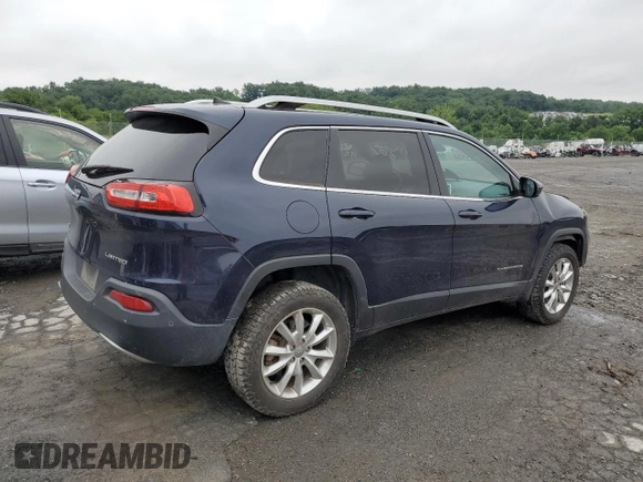 2016 Jeep Cherokee Limited с VIN 1C4PJMDB8GW183461, выставлен на аукционе Copart как лот 60810215 с пробегом 42 027 миль миль и Списание • Salvage title. История ставок и продаж доступна на DreamBid. Изображение 3.