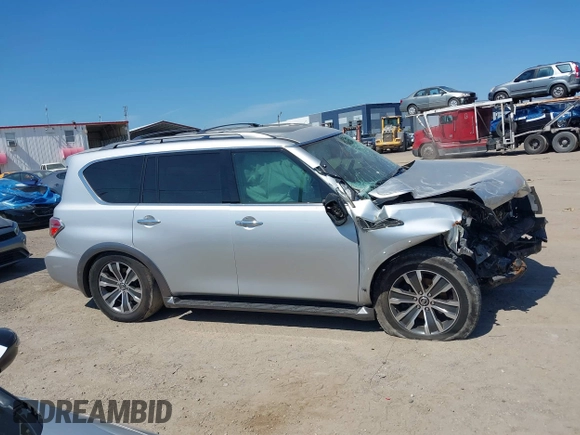 2018 Nissan Armada SV with VIN JN8AY2ND7J9058404, listed as a IAAI auction lot 41691913 with 118,704 mi miles. Bid and sale history available at carsss.com. Image 13.