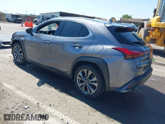 2021 Lexus UX 250h F Sport z VIN JTHR9JBH3M2052706, wystawiony jako IAAI lot #42321784 z przebiegiem 23 290 mil mil oraz . Historia ofert i sprzedaży dostępna na DreamBid. Obrazek 3.