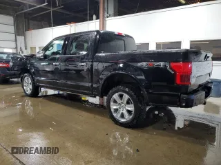 2019 Ford F-150 XL with VIN 1FTEW1E49KFA35982, listed as a Copart auction lot 42703425 with 49,189 mi miles and Salvage Title. Bid and sale history available at carsss.com. Image 2.