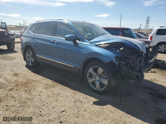 2018 Volkswagen Tiguan SEL Premium with VIN 3VV4B7AX3JM189842, listed as a Copart auction lot 46127405 with 55,006 mi miles and Salvage Title. Bid and sale history available at carsss.com. Image 4.