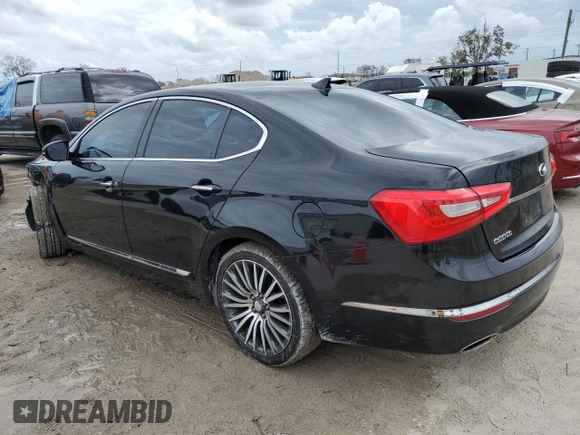 2015 Kia Cadenza Premium with VIN KNALN4D70F5181736, listed as a Copart auction lot 80024144 with 138,814 mi miles and Salvage Title. Bid and sale history available at carsss.com. Image 2.