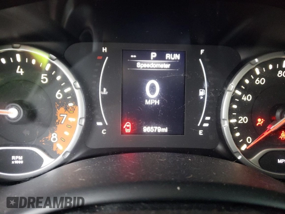 2018 Jeep Renegade Latitude with VIN ZACCJABB3JPJ24500, listed as a Copart auction lot 81084323 with 96,579 mi miles and Salvage Title. Bid and sale history available at DreamBid. Image 9.