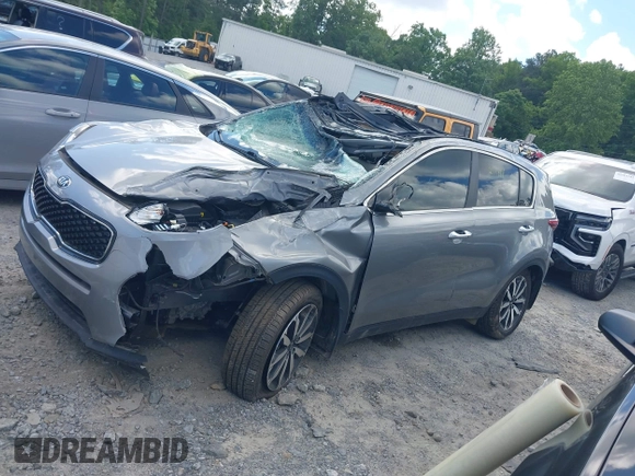 2019 Kia Sportage EX with VIN KNDPN3AC5K7591849, listed as a IAAI auction lot 42166917 with 50,984 mi miles and . Bid and sale history available at DreamBid. Image 14.