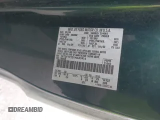 2000 Ford F-150 XL with VIN 1FTZF1722YNA35916, listed as a IAAI auction lot 41869333 with 143,105 mi miles and . Bid and sale history available at DreamBid. Image 9.