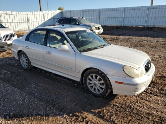 2004 Hyundai Sonata GLS with VIN KMHWF35H34A983566, listed as a Copart auction lot 78073804 with 166,756 mi miles and Clean Title. Bid and sale history available at carsss.com. Image 4.