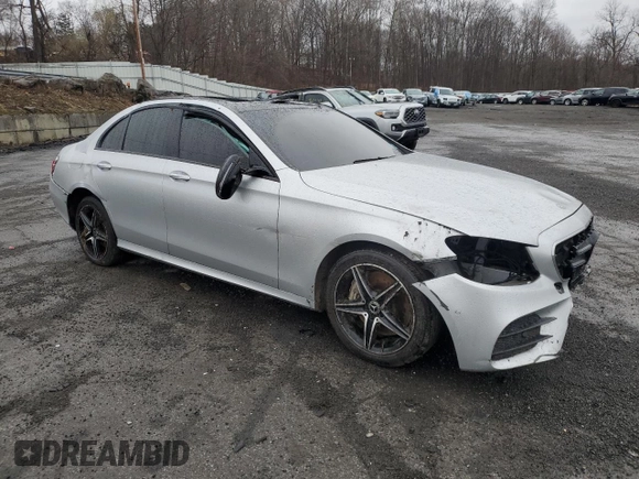 2020 Mercedes-Benz E 350 with VIN WDDZF8EB4LA711137, listed as a Copart auction lot 50318455 with Not provided miles and Non repairable. Bid and sale history available at DreamBid. Image 4.