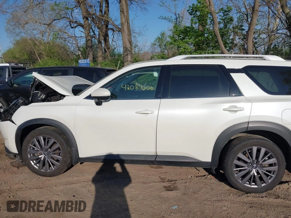 2023 Nissan Pathfinder SL with VIN 5N1DR3CD1PC208061, listed as a IAAI auction lot 42087660 with 37,018 mi miles and . Bid and sale history available at DreamBid. Image 15.