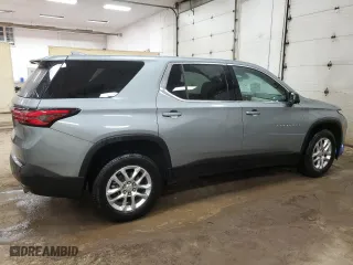 2023 Chevrolet Traverse LS with VIN 1GNERFKW0PJ204373, listed as a Copart auction lot 48909225 with 54,045 mi miles and Clean Title. Bid and sale history available at carsss.com. Image 3.