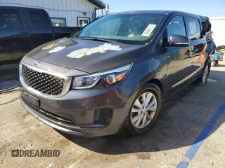 2017 Kia Sedona LX with VIN KNDMB5C16H6226159, listed as a Copart auction lot 50046775 with 119,941 mi miles and Salvage Title. Bid and sale history available at carsss.com. Image 1.