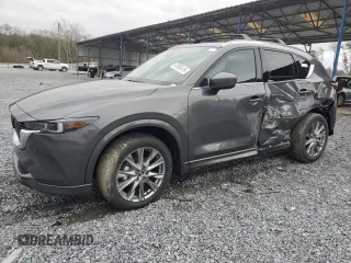 2025 Mazda CX-5 2.5 S Premium Plus Package with VIN JM3KFBEM8S0565119, listed as a Copart auction lot 47956415 with 0 mi miles and Salvage Title. Bid and sale history available at carsss.com. Image 1.