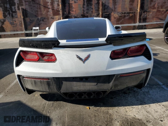 2017 Chevrolet Corvette with VIN 1G1Y12D71H5108170, listed as a Copart auction lot 52638315 with 59,323 mi miles and Salvage title. Bid and sale history available at DreamBid. Image 6.