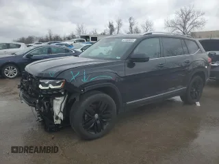 2019 Volkswagen Atlas SEL z VIN 1V2ER2CA7KC555023, wystawiony jako Copart lot #47559955 z przebiegiem 36 061 mil mil oraz Szkoda całkowita • Salvage title. Historia ofert i sprzedaży dostępna na DreamBid. Obrazek 1.