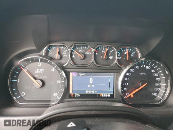 2015 Chevrolet Tahoe LS with VIN 1GNSCAKC4FR113829, listed as a Copart auction lot 72452144 with 206,366 mi miles and Salvage title. Bid and sale history available at DreamBid. Image 9.