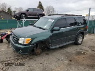 2003 Toyota Sequoia Limited with VIN 5TDBT48A63S143024, listed as a Copart auction lot 51179135 with 200,605 mi miles and Salvage Title. Bid and sale history available at DreamBid. Image 1.
