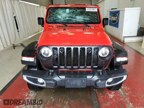 2023 Jeep Gladiator Sport S с VIN 1C6HJTAG5PL521017, выставлен на аукционе Copart как лот 56530235 с пробегом 54 751 миль миль и Чистый • Clean title. История ставок и продаж доступна на DreamBid. Изображение 5.
