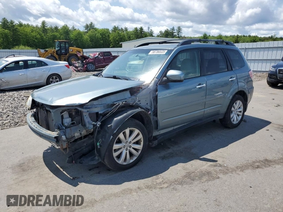 2012 Subaru Forester X Premium with VIN JF2SHADC2CH425710, listed as a Copart auction lot 58786535 with 100,424 mi miles and Salvage title. Bid and sale history available at DreamBid. Image 1.