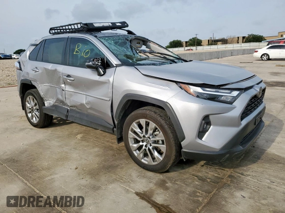 2024 Toyota RAV4 XLE Premium with VIN 2T3C1RFV6RC278672, listed as a Copart auction lot 54777375 with 23,857 mi miles and Salvage title. Bid and sale history available at DreamBid. Image 4.