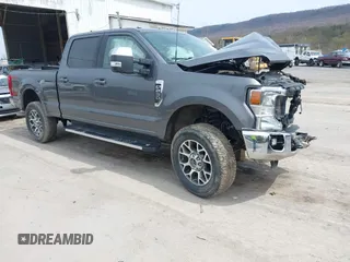 2021 Ford F-250 XL with VIN 1FT7W2BNXMED87375, listed as a IAAI auction lot 42015832 with 22,813 mi miles and . Bid and sale history available at DreamBid. Image 1.