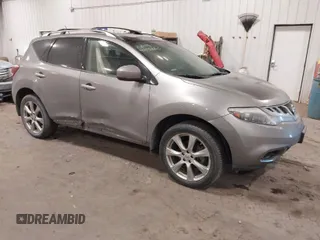 2012 Nissan Murano S with VIN JN8AZ1MW9CW224517, listed as a IAAI auction lot 41058165 with 164,202 mi miles. Bid and sale history available at carsss.com. Image 1.