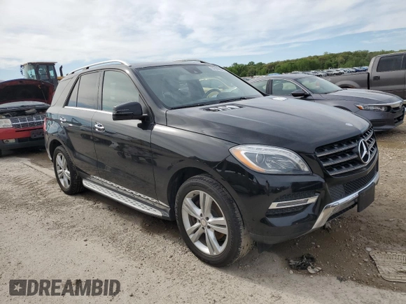 2014 Mercedes-Benz M 350 with VIN 4JGDA5HB2EA330804, listed as a Copart auction lot 52989925 with 127,003 mi miles and Salvage title. Bid and sale history available at DreamBid. Image 4.