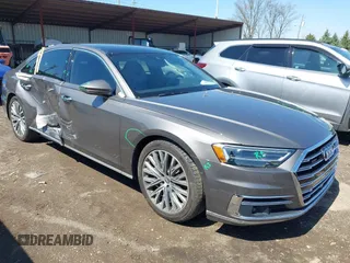 2019 Audi A8 z VIN WAU8DAF82KN004287, wystawiony jako IAAI lot #41962495 z przebiegiem 65 053 mil mil oraz . Historia ofert i sprzedaży dostępna na DreamBid. Obrazek 1.