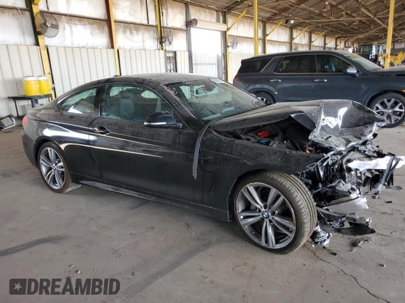 2017 BMW 4 Series 440i with VIN WBA4P1C52HK522572, listed as a Copart auction lot 66206474 with 70,384 mi miles and Salvage Title. Bid and sale history available at carsss.com. Image 4.