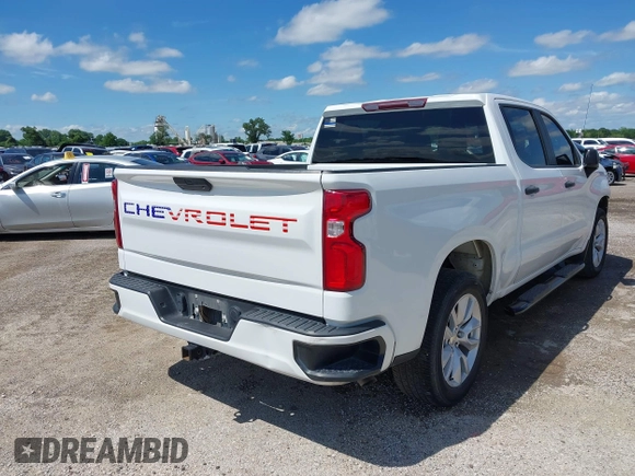 2021 Chevrolet Silverado 1500 Custom with VIN 3GCPWBEK6MG352911, listed as a IAAI auction lot 41723815 with 128,228 mi miles and . Bid and sale history available at DreamBid. Image 4.