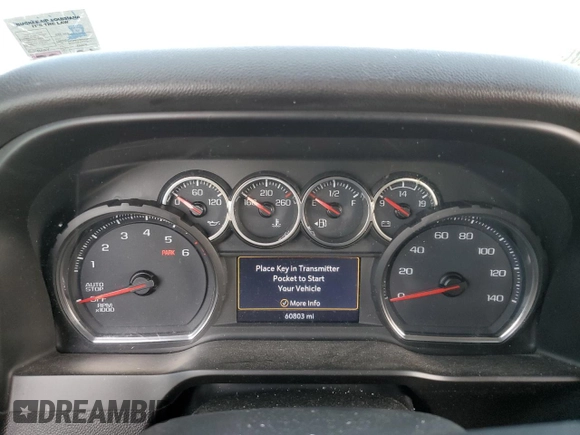 2020 Chevrolet Silverado 1500 LT with VIN 3GCPWCED6LG364627, listed as a Copart auction lot 48899595 with 60,803 mi miles and Salvage Title. Bid and sale history available at carsss.com. Image 9.