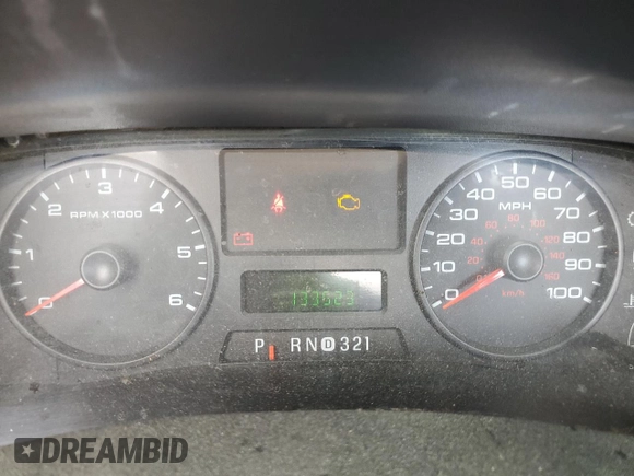 2005 Ford F-250 XL with VIN 1FTNF20595EB89821, listed as a Copart auction lot 60841825 with 133,523 mi miles and Salvage title. Bid and sale history available at DreamBid. Image 9.