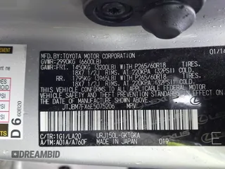 2014 Lexus GX 460 with VIN JTJBM7FX6E5075206, listed as a IAAI auction lot 42512033 with 126,818 mi miles and . Bid and sale history available at DreamBid. Image 9.