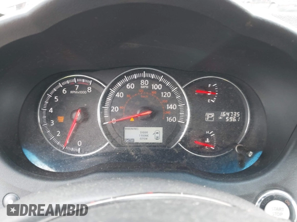 2013 Nissan Maxima SV with VIN 1N4AA5AP9DC825734, listed as a IAAI auction lot 42375819 with 164,735 mi miles and . Bid and sale history available at DreamBid. Image 7.