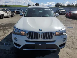 2017 BMW X3 sDrive28i with VIN 5UXWZ7C54H0U47165, listed as a Copart auction lot 49255465 with 57,242 mi miles and Salvage Title. Bid and sale history available at DreamBid. Image 5.
