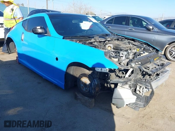 2012 Nissan 370Z Touring with VIN JN1AZ4EH5CM561472, listed as a IAAI auction lot 41640522 with 101,143 mi miles. Bid and sale history available at carsss.com. Image 1.
