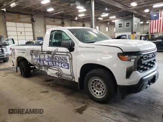 2022 Chevrolet Silverado 1500 Work Truck with VIN 3GCNAAEK9NG504553, listed as a Copart auction lot 43327085 with 42,722 mi miles and Salvage Title. Bid and sale history available at DreamBid. Image 4.