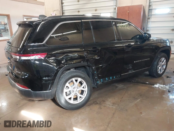 2022 Jeep Grand Cherokee Limited z VIN 1C4RJHBG9N8521577, wystawiony jako IAAI lot #41869992 z przebiegiem 28 095 mil mil oraz . Historia ofert i sprzedaży dostępna na DreamBid. Obrazek 4.