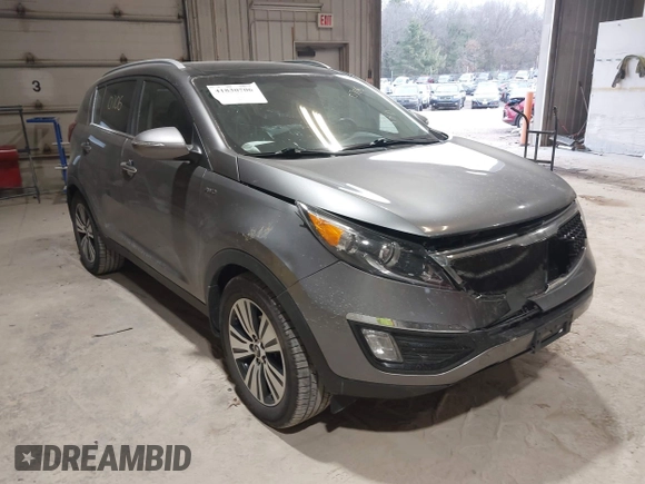2016 Kia Sportage EX with VIN KNDPCCACXG7869254, listed as a IAAI auction lot 41830706 with 107,448 mi miles and . Bid and sale history available at carsss.com. Image 1.