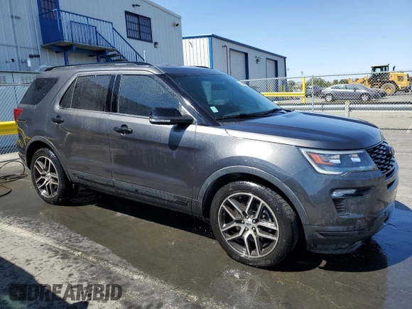 2018 Ford Explorer Sport с VIN 1FM5K8GT8JGA32035, выставлен на аукционе Copart как лот 61410295 с пробегом 88 100 миль миль и Чистый • Clean title. История ставок и продаж доступна на DreamBid. Изображение 4.