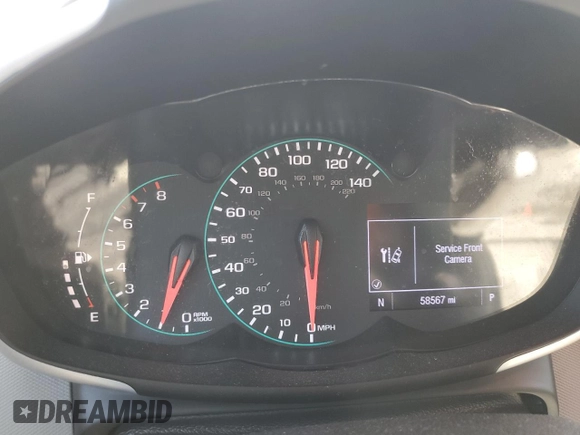2020 Chevrolet Sonic LT z VIN 1G1JG6SB1L4123278, wystawiony jako Copart lot #52739725 z przebiegiem 58 567 mil mil oraz Szkody całkowita. Historia ofert i sprzedaży dostępna na DreamBid. Obrazek 9.